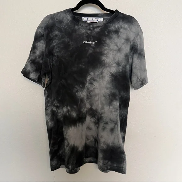 Off-White Men's Arrow Tie Dye Sim-Fit T-Shirt Medium - Picture 2 of 12